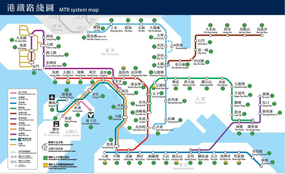 Sa hong kong bus mapa