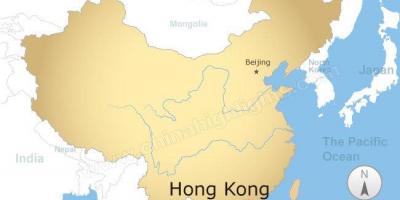 Mapa ng China at Hong Kong