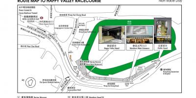 Mapa ng Happy Valley Hong Kong