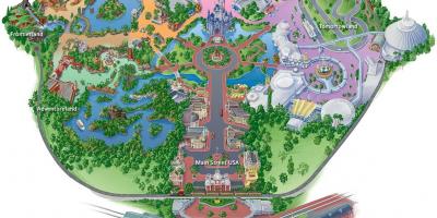 Mapa ng Hong Kong Disneyland