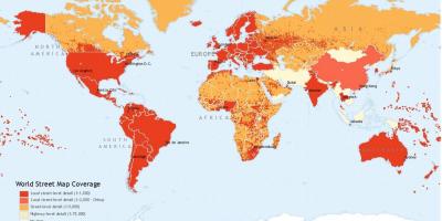 Hong Kong ang mga lokasyon sa mapa ng mundo