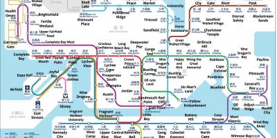 Mapa ng MTR Hong Kong