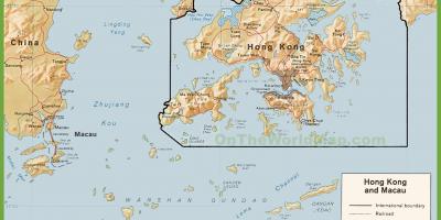 Pampulitika mapa ng Hong Kong