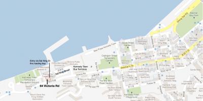 MTR Kennedy town station mapa