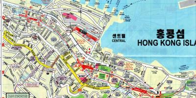Mapa ng Sheung Wan Hong Kong