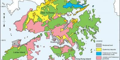 Geological map ng Hong Kong