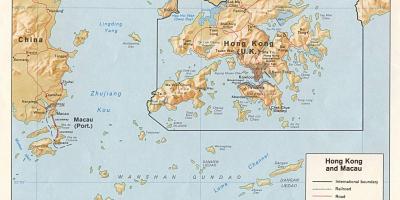 Mapa ng Hong Kong at Macau
